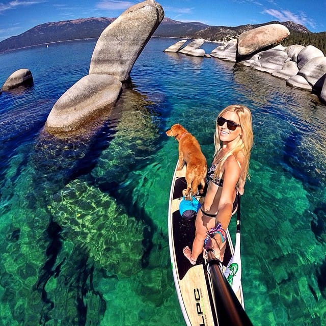 breeze turner lake tahoe sup dog