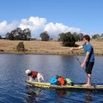 46K on SUP on the Manning River, Australia