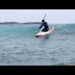 Beginner SUP surf in Okinawa, Japan