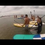 Paddleboarding get-together in Vivavento, Brazil
