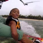 SUP in Siargao with Kyron Rathbone and young Kai