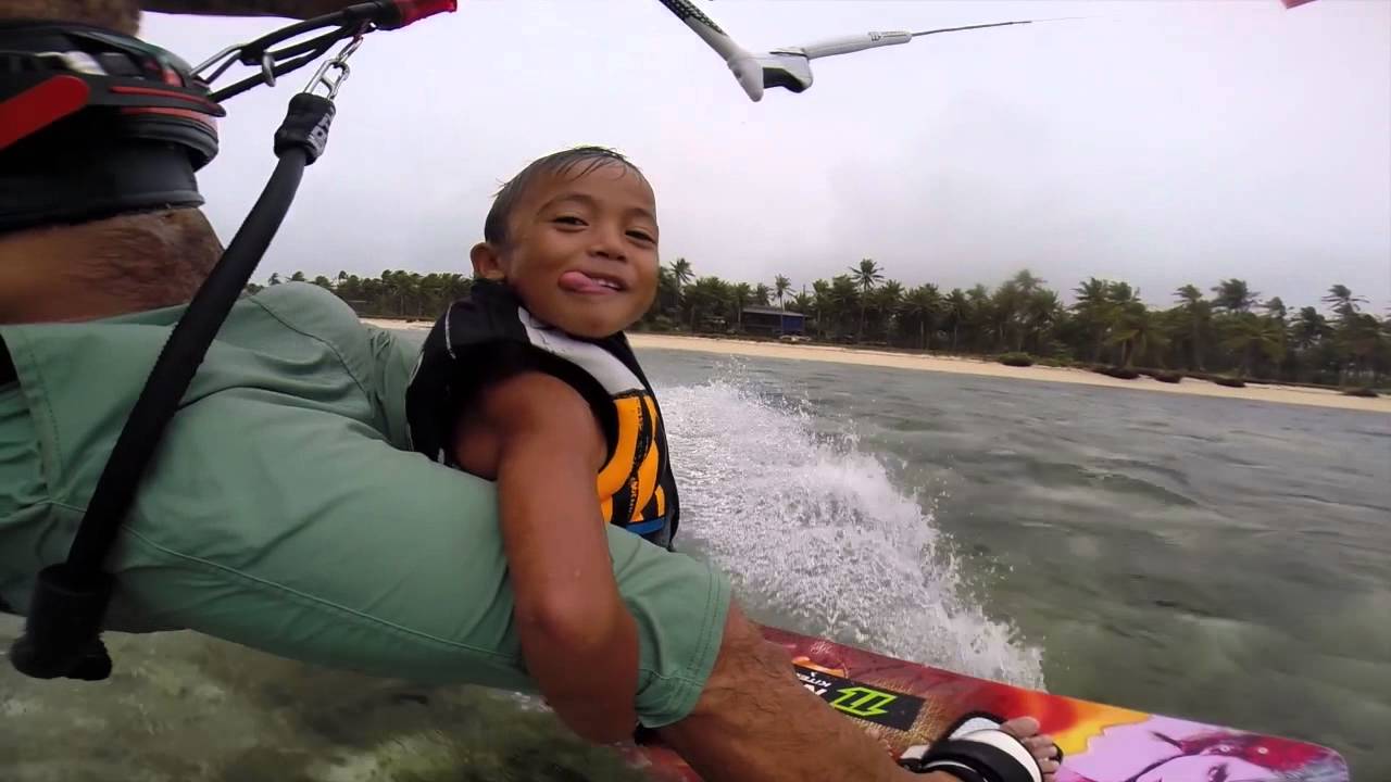 SUP in Siargao with Kyron Rathbone and young Kai