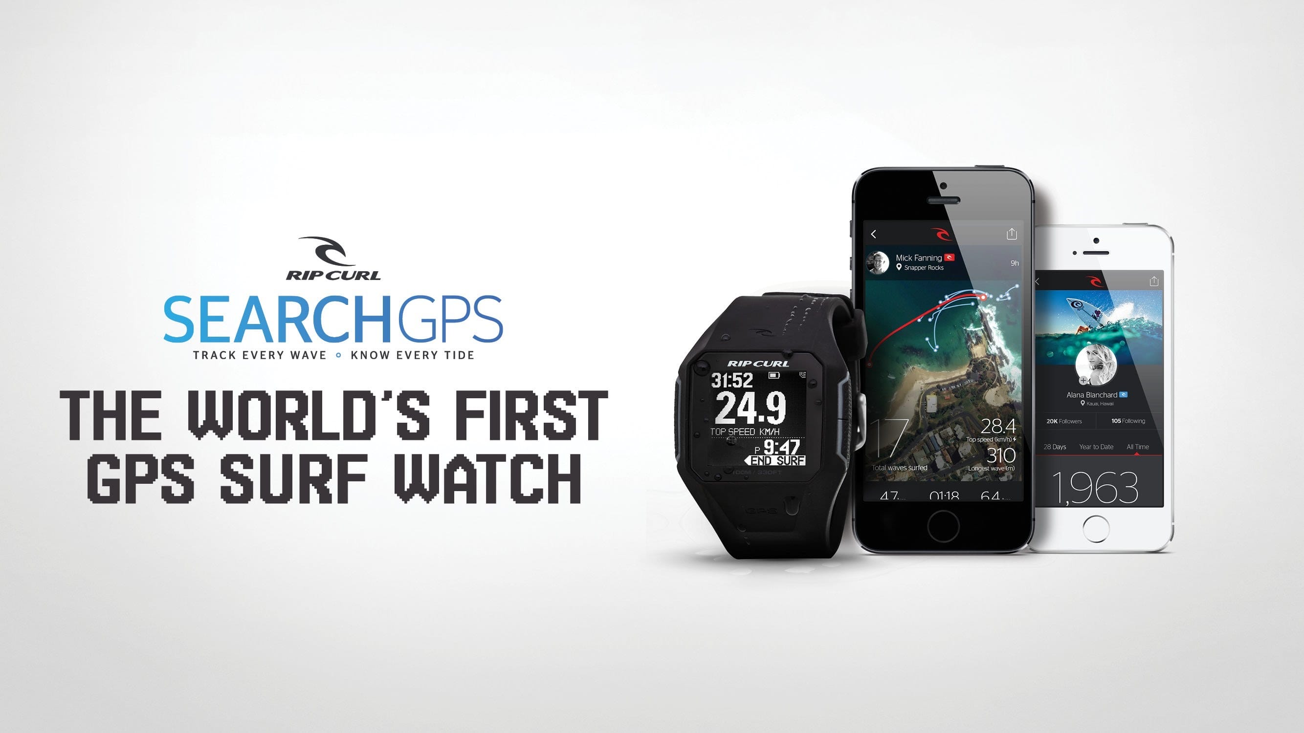 The first Surf GPS watch