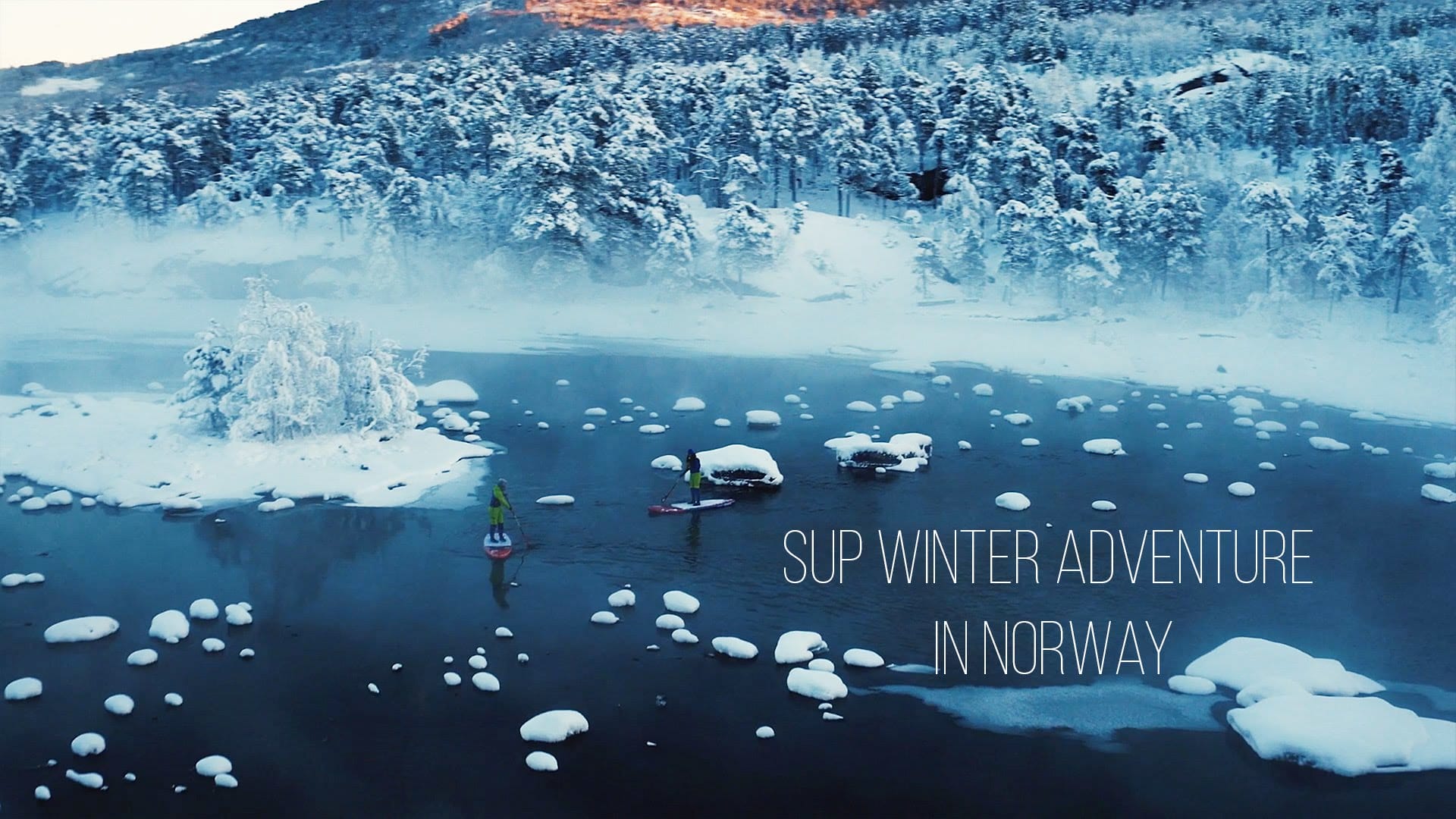 Winter SUP in Norway with Fanatic