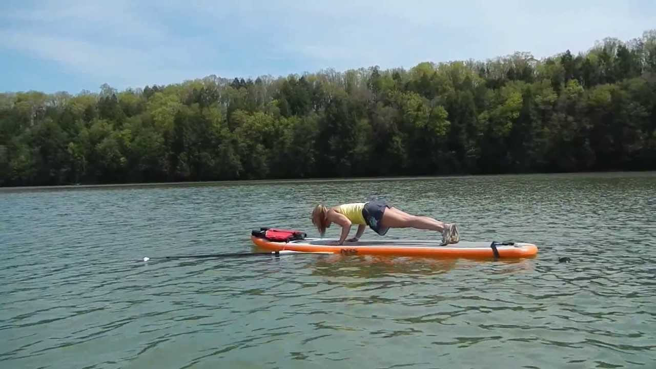 SUP Yoga on Walker Lake, Pennsylvania