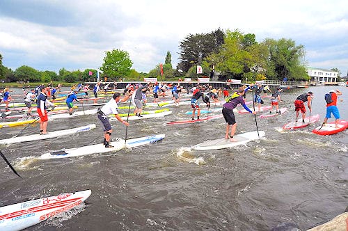 battle of the thames 2016 stand up paddle