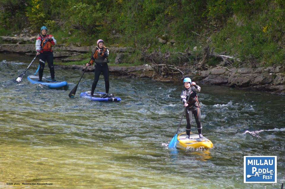 millau paddle fest 2016 2 paddlers
