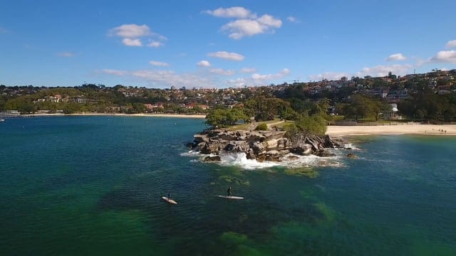 Stand Up Paddle on Balmoral Beach, Australia