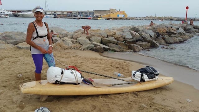 Joelle Terrien arrive à Barcelone