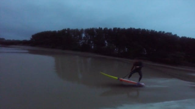 River SUP Foil by Ludovic Dulou