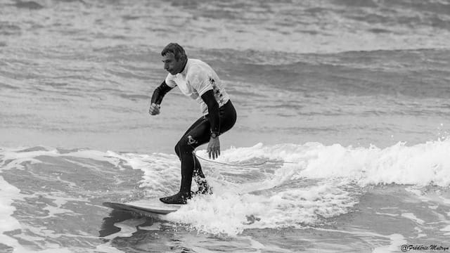 Lulu Langlois en surf