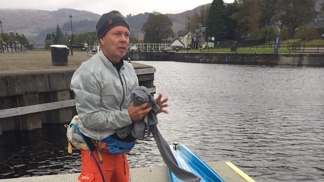 Bart de Zwart New Record at the Great Glen Paddle Challenge