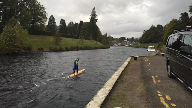 Joanne Hamilton-Vale at the Great Glen Paddle Challenge