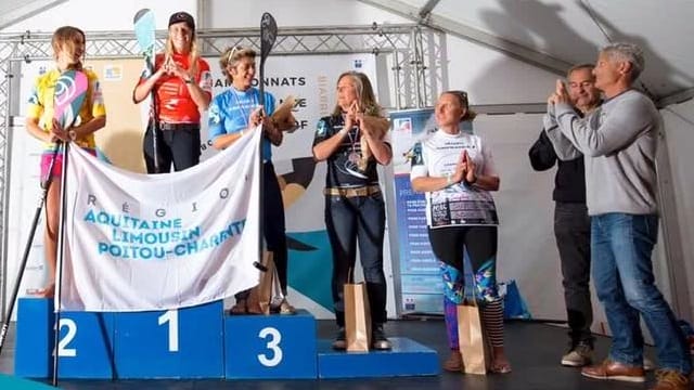 Nathalie Terol 4ème du Championnat de France de SUP Surf