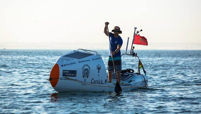 Chris Bertish SUP crossing