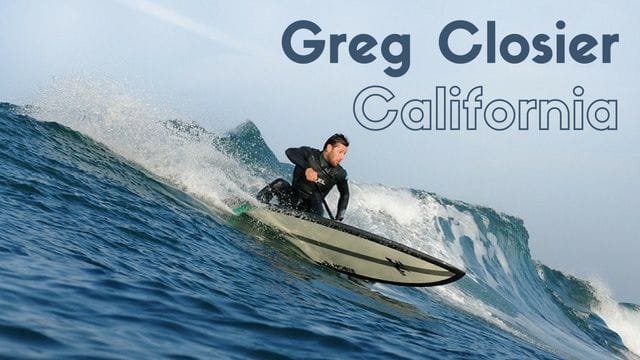 Greg Closier Surfe sur La Vague Californienne