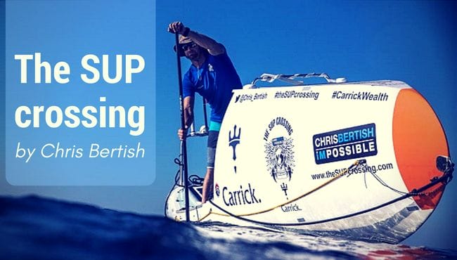 Chris Bertish SUP crossing