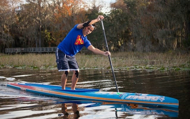 Robert Norman on supplies for his 24 hour guinness world record attempt