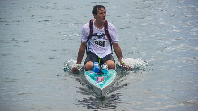 tired after a long race 