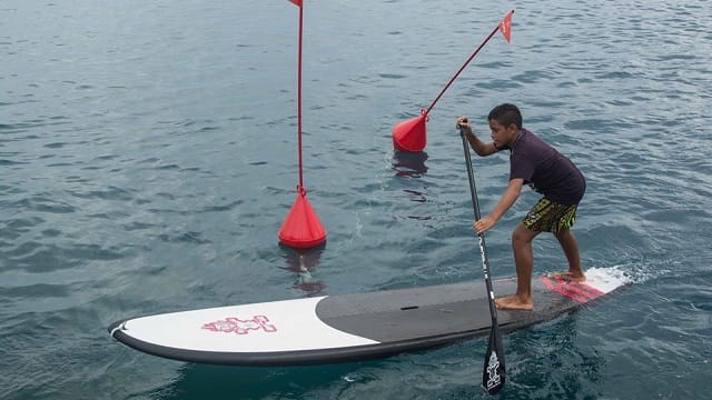 decouverte du paddle enfant