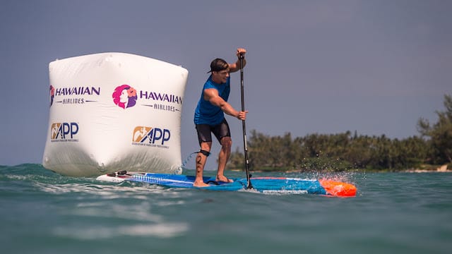 Michael Booth wins the long distance at Maui Pro Am 2017
