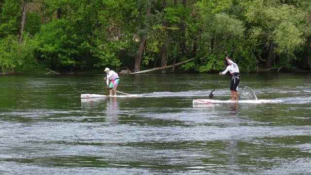 Olivier Darrieumerlou et Franck Fifils, finish de la Dordogne Intégrale