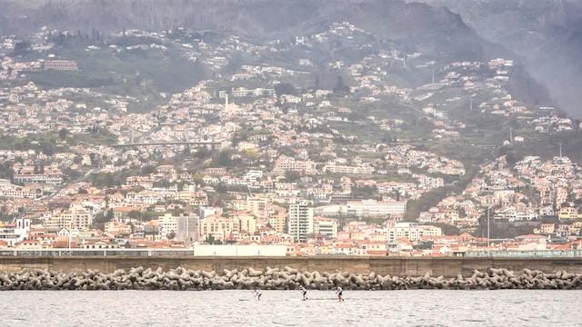 Stand Up Paddle Race on the Island of Madeira
