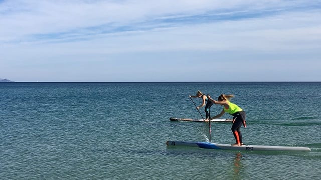 Paddle training session intensive 