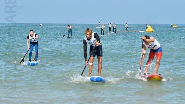 Martin menant la course