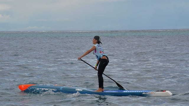 Leeloo Desanti SUP Race Tahiti