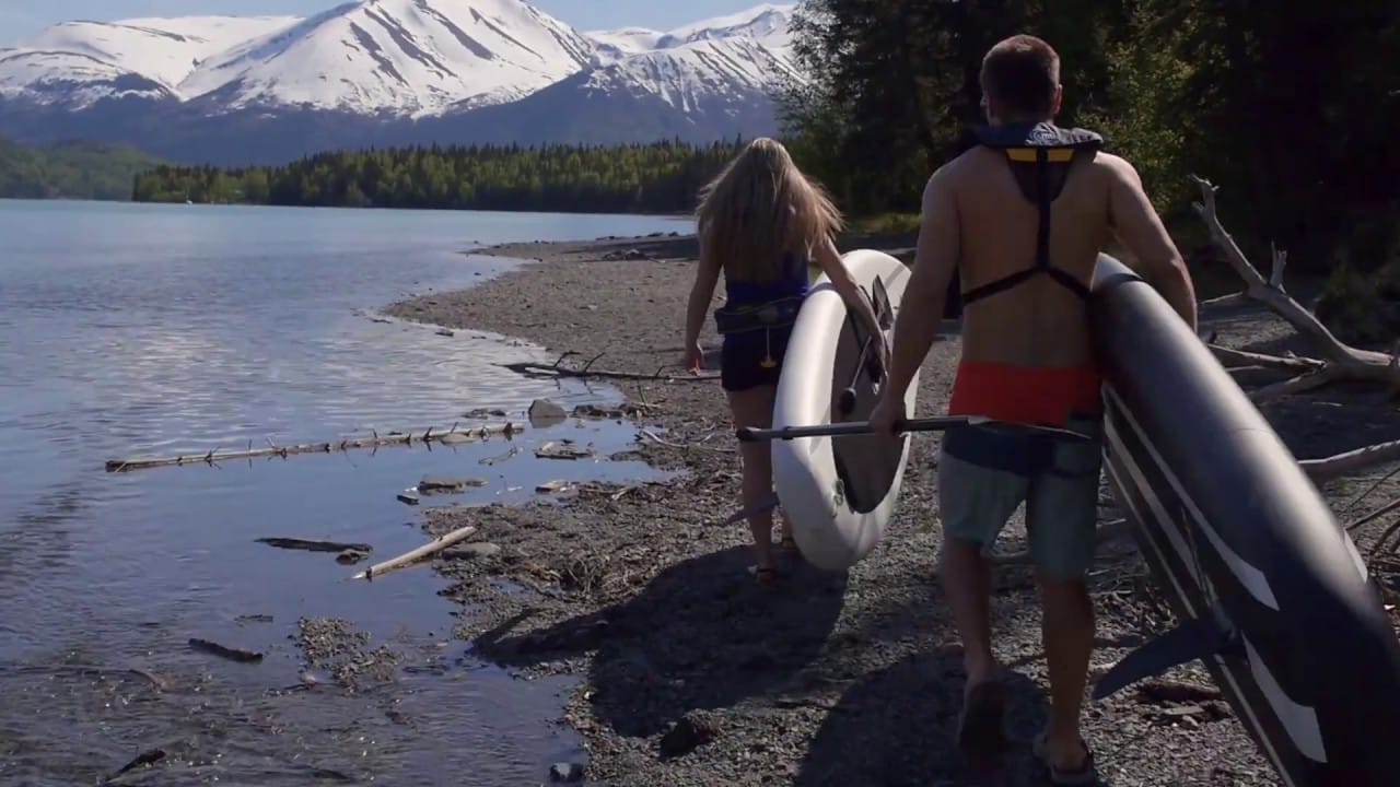 SUP in Cooper Landing, Alaska