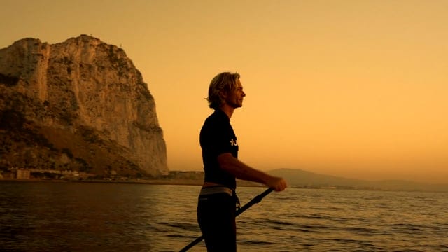 Awesome SUP Sunrise in Gibraltar