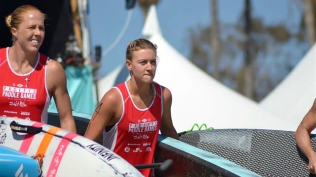 Shae Foudy ready for take-off at last year's Pacific Paddle Games