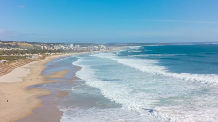 Endless waves and stand up paddle opportunities on Portugal's beautiful Costa da Caparica