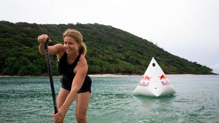 Karla Gilbert takes place in a Red Bull-sponsored SUP event