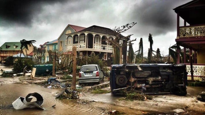 Colossal damage caused to private property in Saint-Matin in the aftermath of Hurricane Irma
