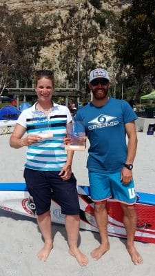 Greg Closier and I at the Dana Outrigger Challenge