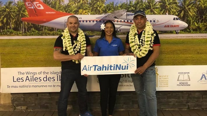 Sébastien Le Meaux Prêt à Livrer Bataille à la Air Tahiti Nui Paddle Royale Race
