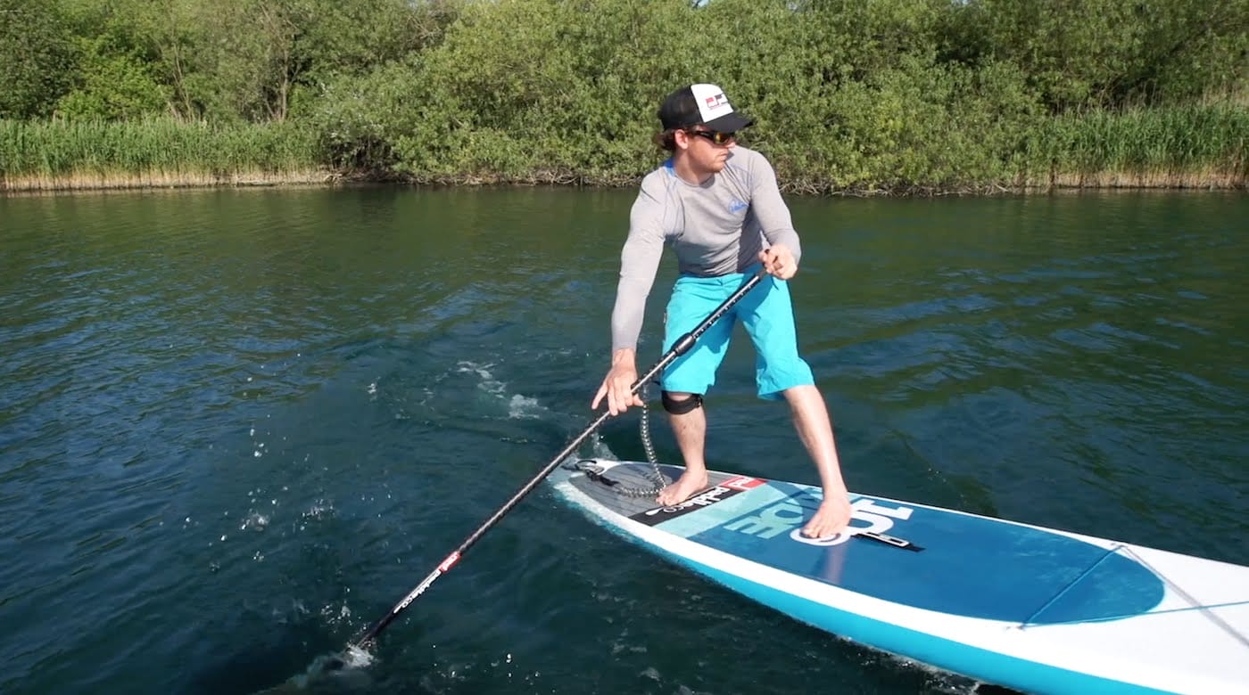 How to do a pivot turn on a stand up paddle board?
