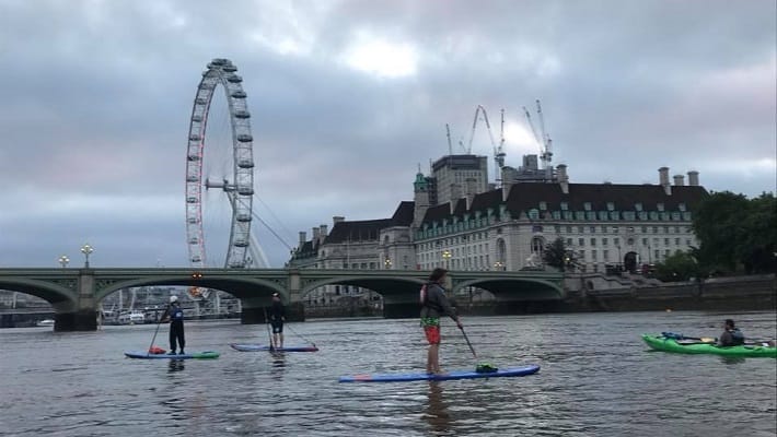 Active 360 London Crossing and Big Ben Challenge: Paddling Through the Heart of London!