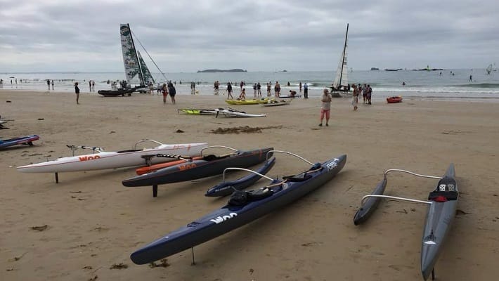 3 French SUP Paddlers Talk about Discovering WOO Outrigger Paddling