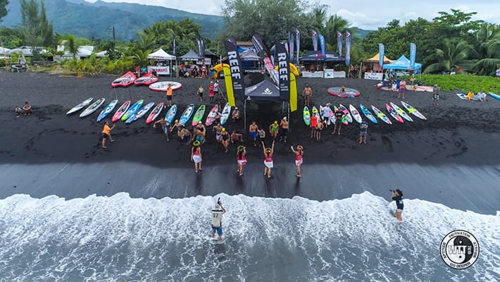 Le Waterman Tahiti Tour de Marie Esnaola – Résumé et Résultats du Round 2 du Papara Black Sand Beach Break