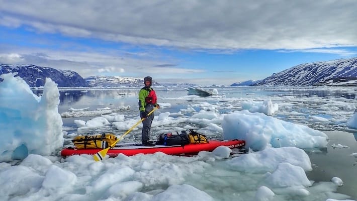 20 jours en SUP au Groenland – l’aventurière Ingrid Ulrich a réalisé son rêve d’enfant
