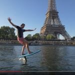 Surf Foiling Paris: Ludovic Dulou Flies Over the City of Lights with Oxbow