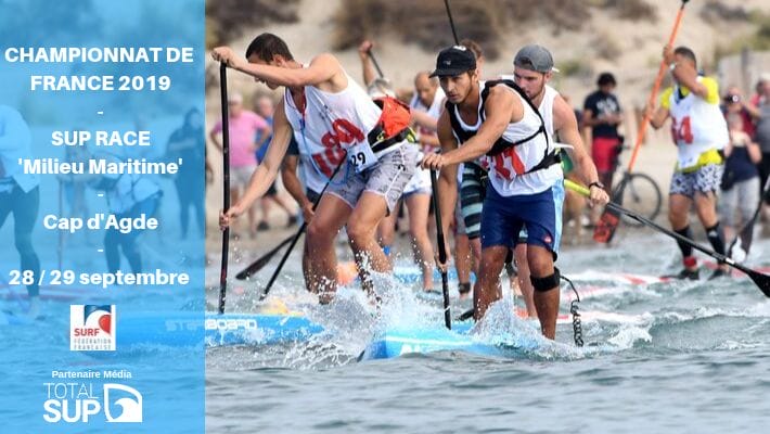 Championnat de France de SUP Race au Cap d’Agde : 14 pieds, Prize Money, Downwind et du Direct tout le week-end !