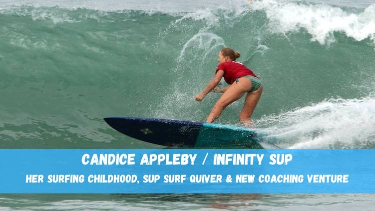 Candice Appleby celebrates her come back to the competition with a new USA National SUP Surf Title