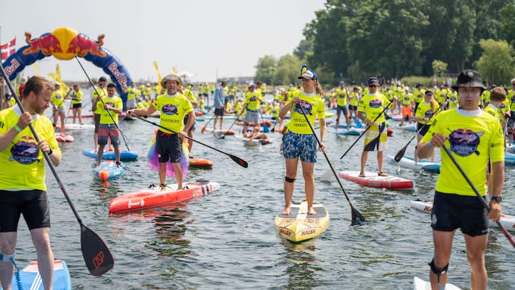 Join the 24-hour Viking SUP fairytale at the 2022 Red Bull Midsummer Vikings!
