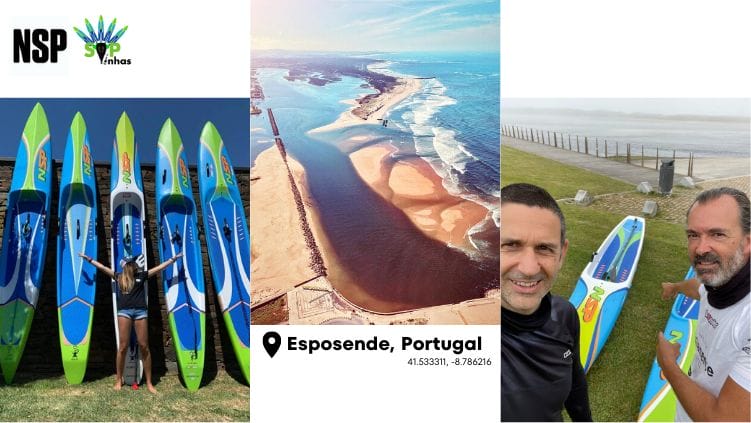 Esposende is THE place to Stand Up Paddle in Portugal … and a buzzing NSP hub too!