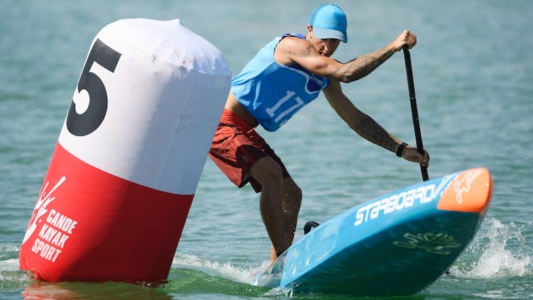 Triple Gold for Starboard Dream Teamer Noïc Garioud at ICF SUP World Cup #2