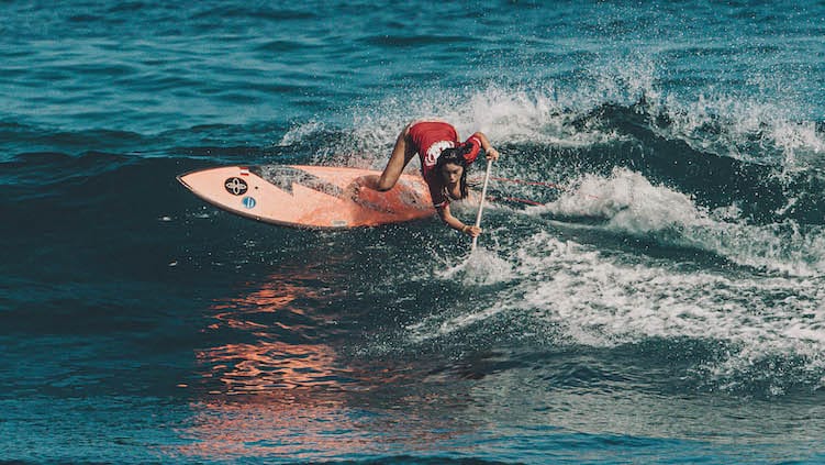 Vania Torres Olivieri and her Custom Infinity Surf SUPs